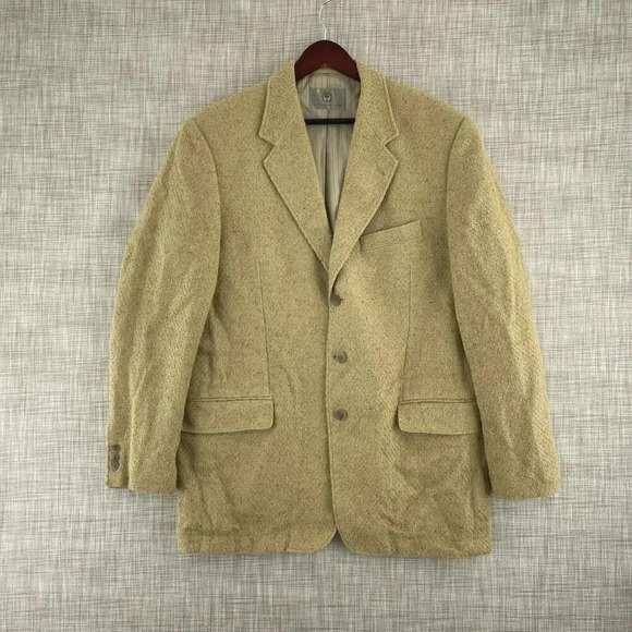 The Territory Ahead Linen Silk Blazer Mens 42L textured 0973 - Picture 1 of 11